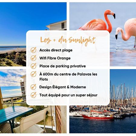 Le Sunlight - T2 Bord De Mer, Parking Palavas-les-Flots Exterior photo